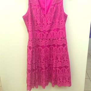 Pink cocktail dress